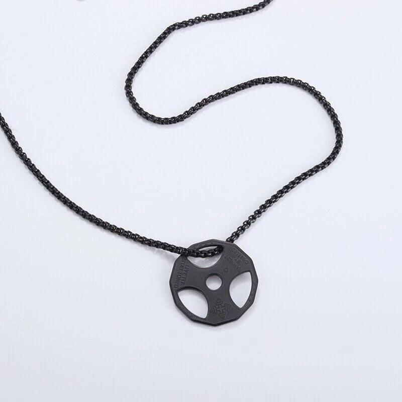 Other Titanium Steel Gym Chain Necklace Size ONE SIZE - 3 Thumbnail