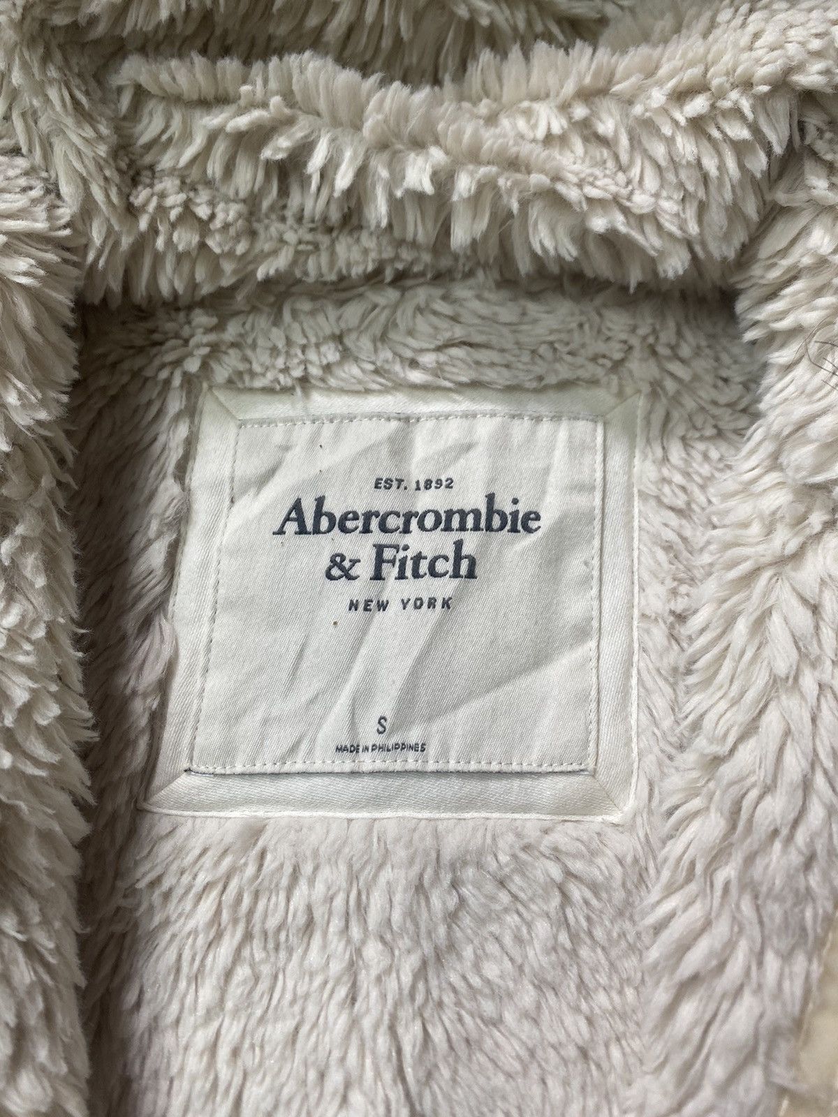 If Six Was Nine Abercrombie Sherpa Fur Hoodie Ifsix Lgb Style Size US S / EU 44-46 / 1 - 4 Thumbnail