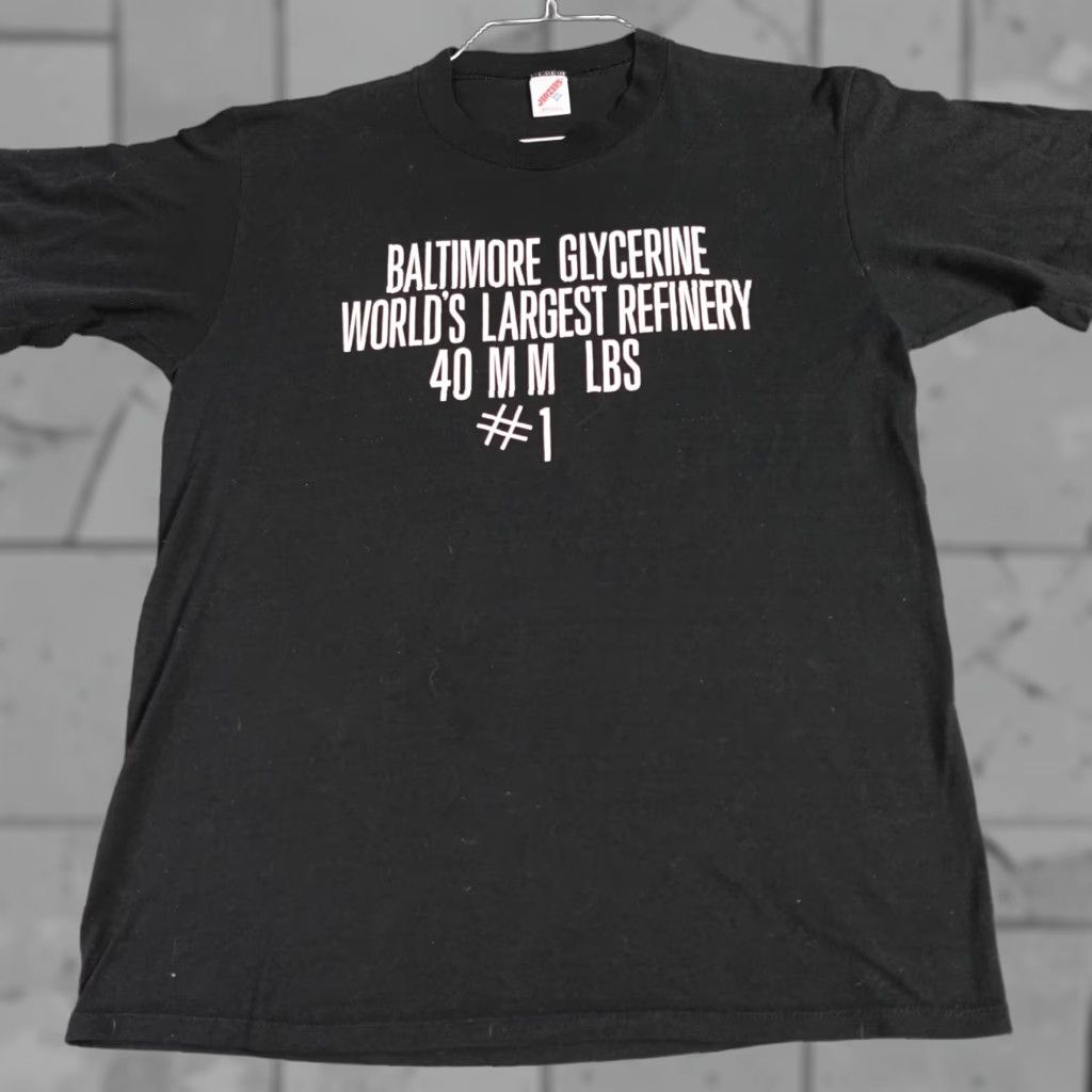 Vintage VINTAGE American Vintage Baltimore T-shirt L Black Double-Sided 1989 Men Mens Shirts Size US L / EU 52-54 / 3 - 1 Thumbnail
