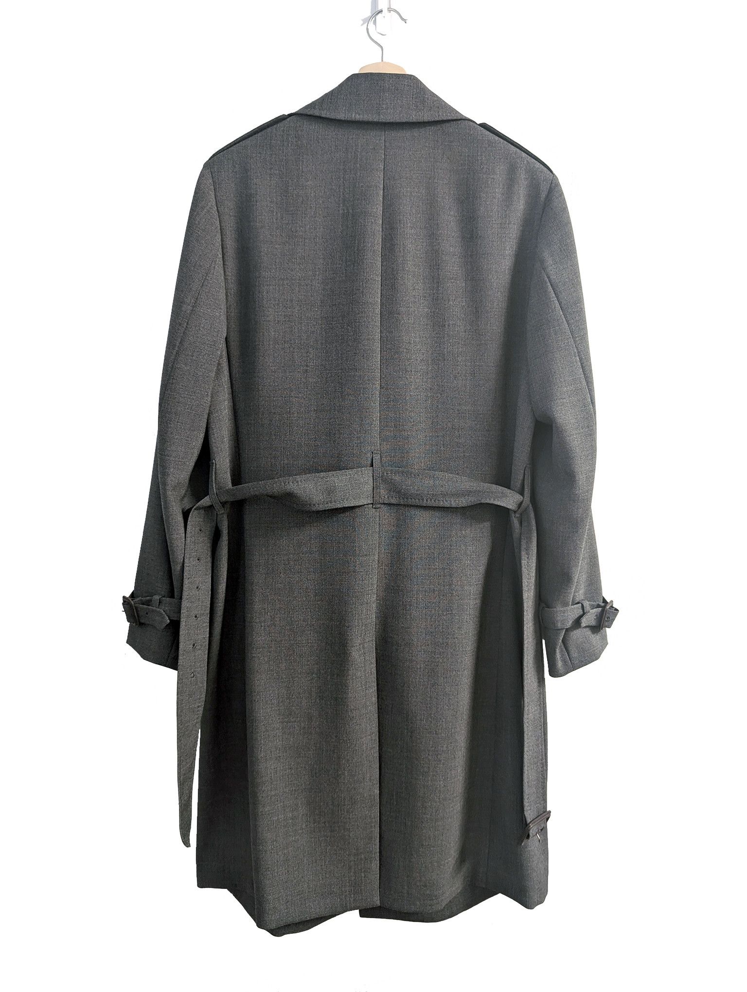 Lardini Mohair Wool Double-Breasted Trench Coat Size US M / EU 48-50 / 2 - 6 Thumbnail
