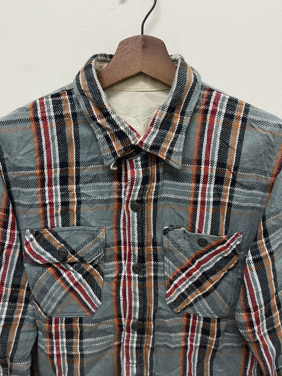 Flannel × Oshkosh × Vintage VINTAGE OSHKOSH BGOSH WESTERN TARTAN FLANNEL WOOL Size US M / EU 48-50 / 2 - 3 Thumbnail