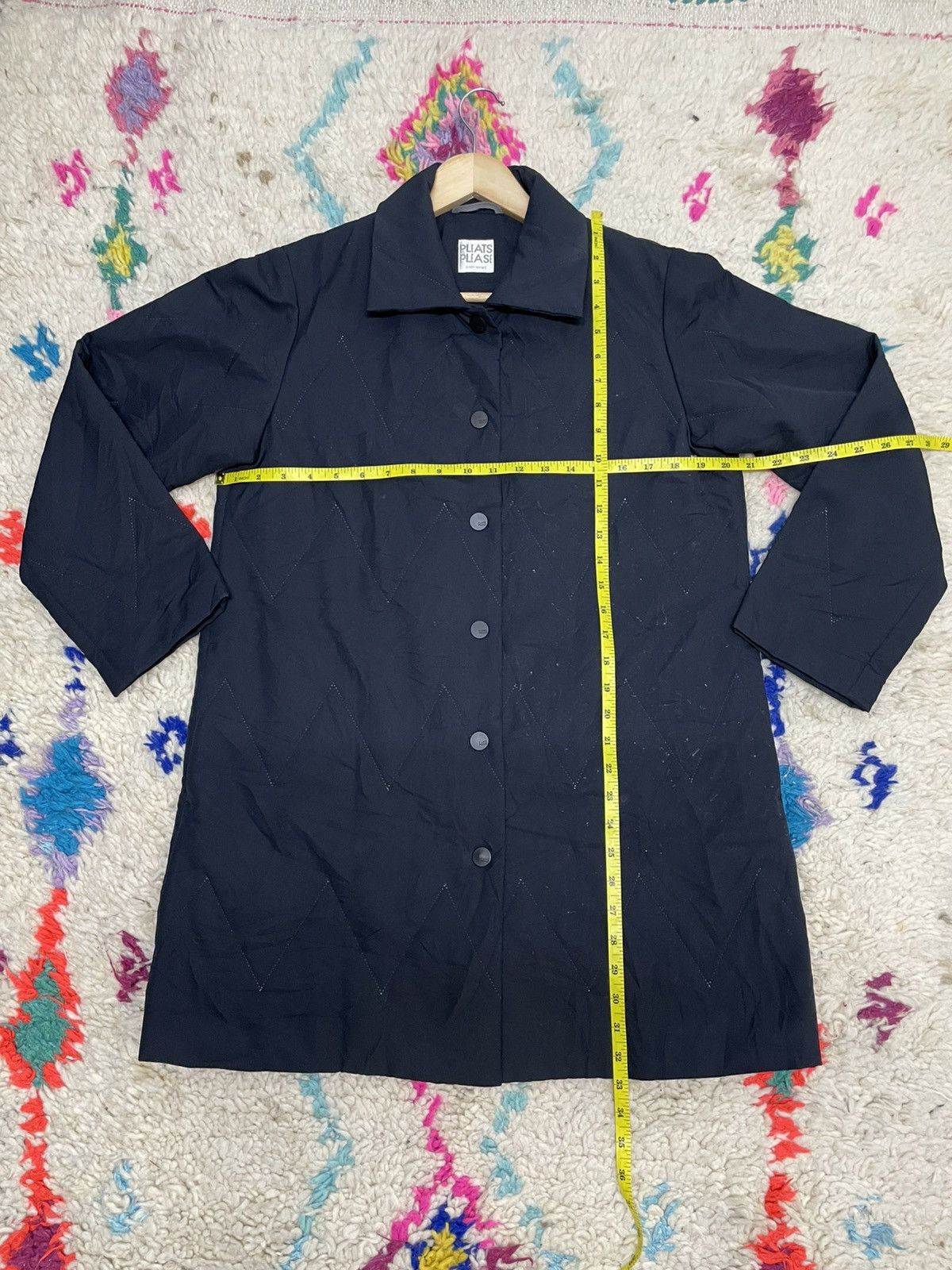 Pleats Please Issey Miyake Vintage Pleats Please Issey Miyake Button Down Coat Jacket Size US M / EU 48-50 / 2 - 16 Thumbnail
