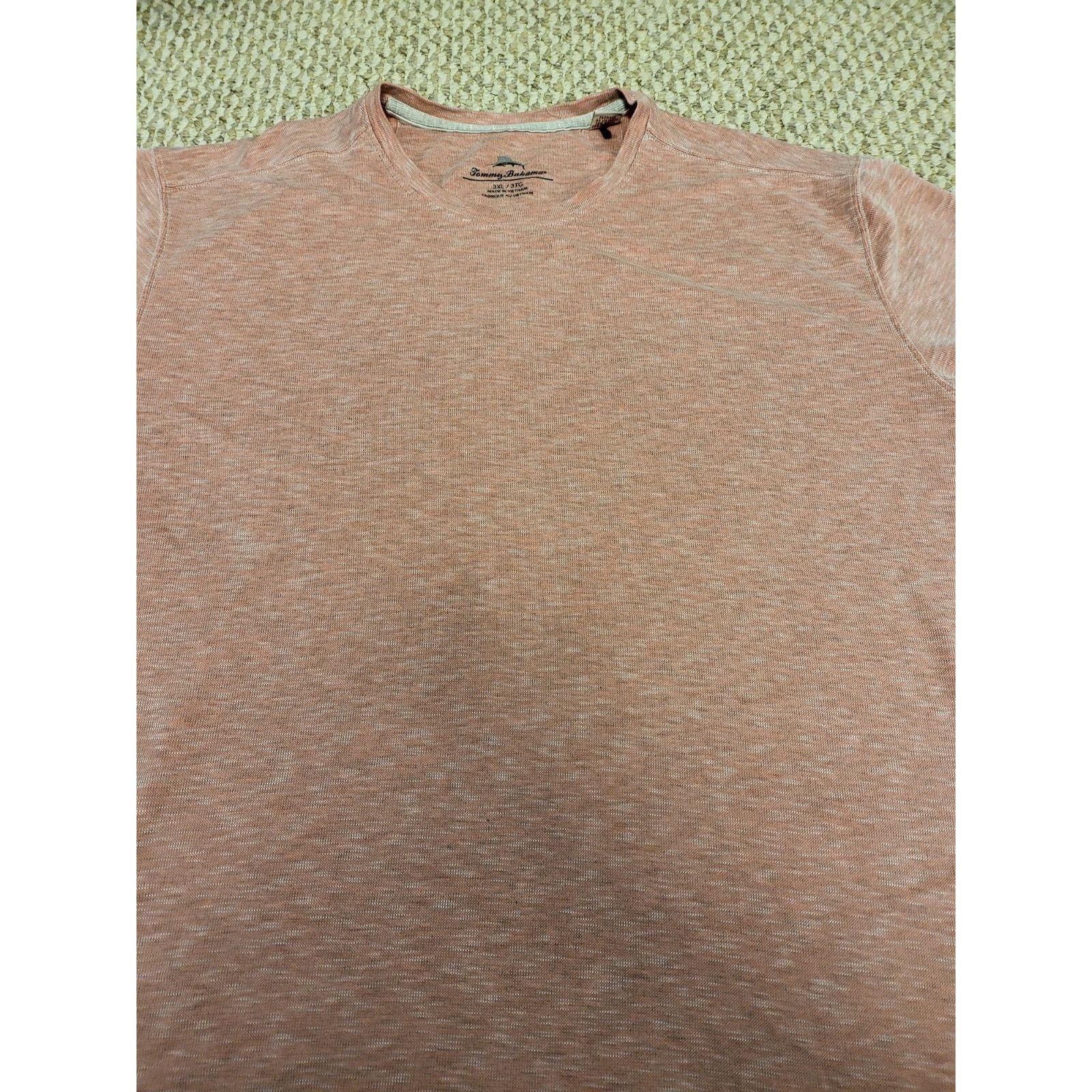 Tommy Bahama Tommy Bahama Men's Pale Pink Short Sleeve T-Shirt Size 3XL Size US XXL / EU 58 / 5 - 2 Thumbnail