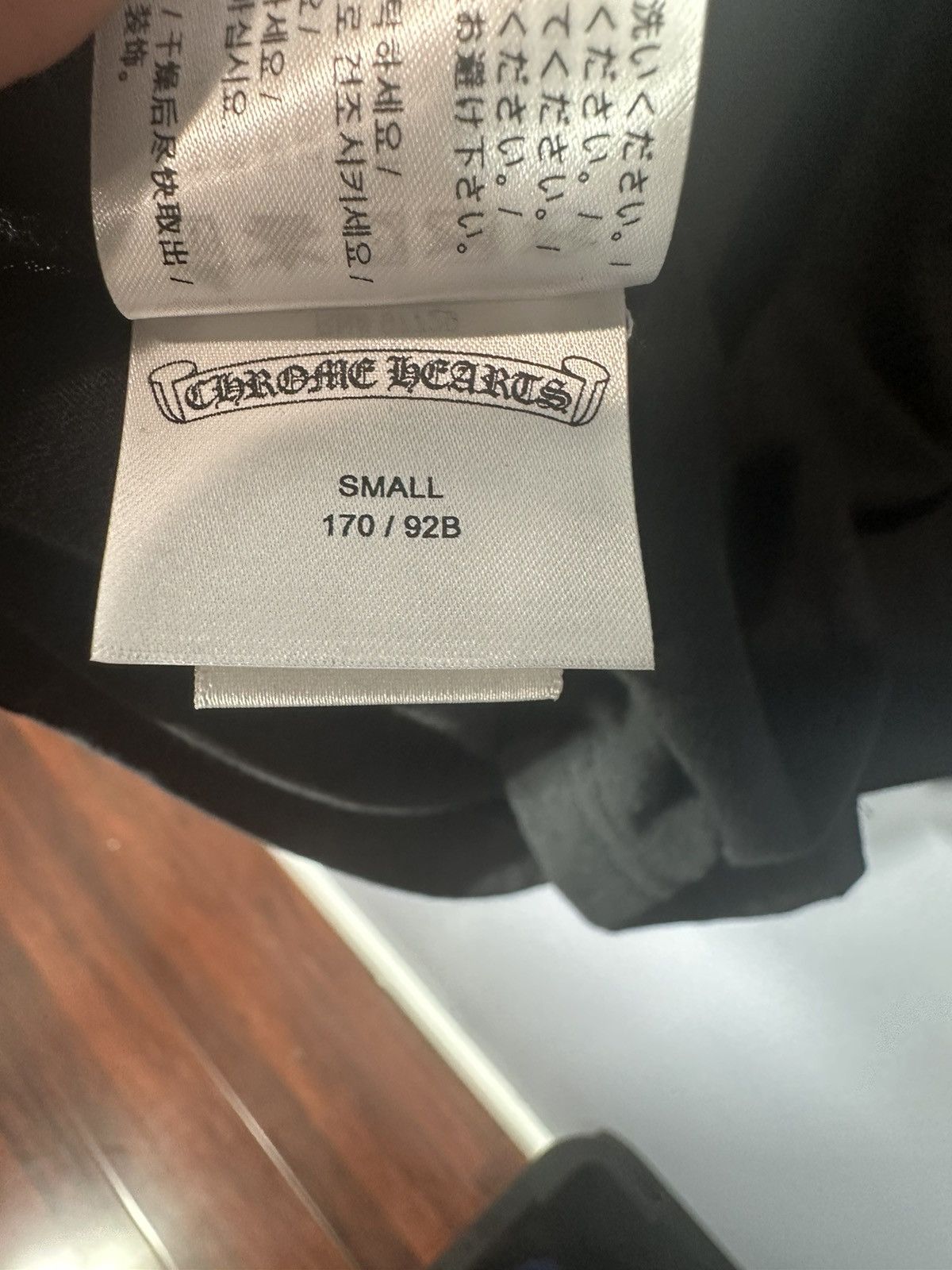 Chrome Hearts Chrome hearts neck logo tshirt Size US S / EU 44-46 / 1 - 3 Thumbnail