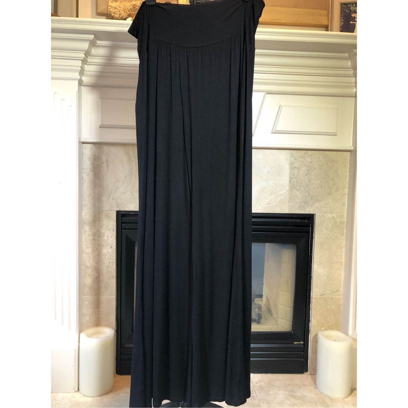 Other Venus Women’s Black Flowing Soft Stretchy Pants Size L NWOT Size 34" / US 12 / IT 48 - 1 Thumbnail