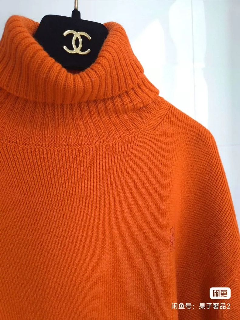 Loewe LOEWE Orange sweater Size S / US 4 / IT 40 - 4 Thumbnail