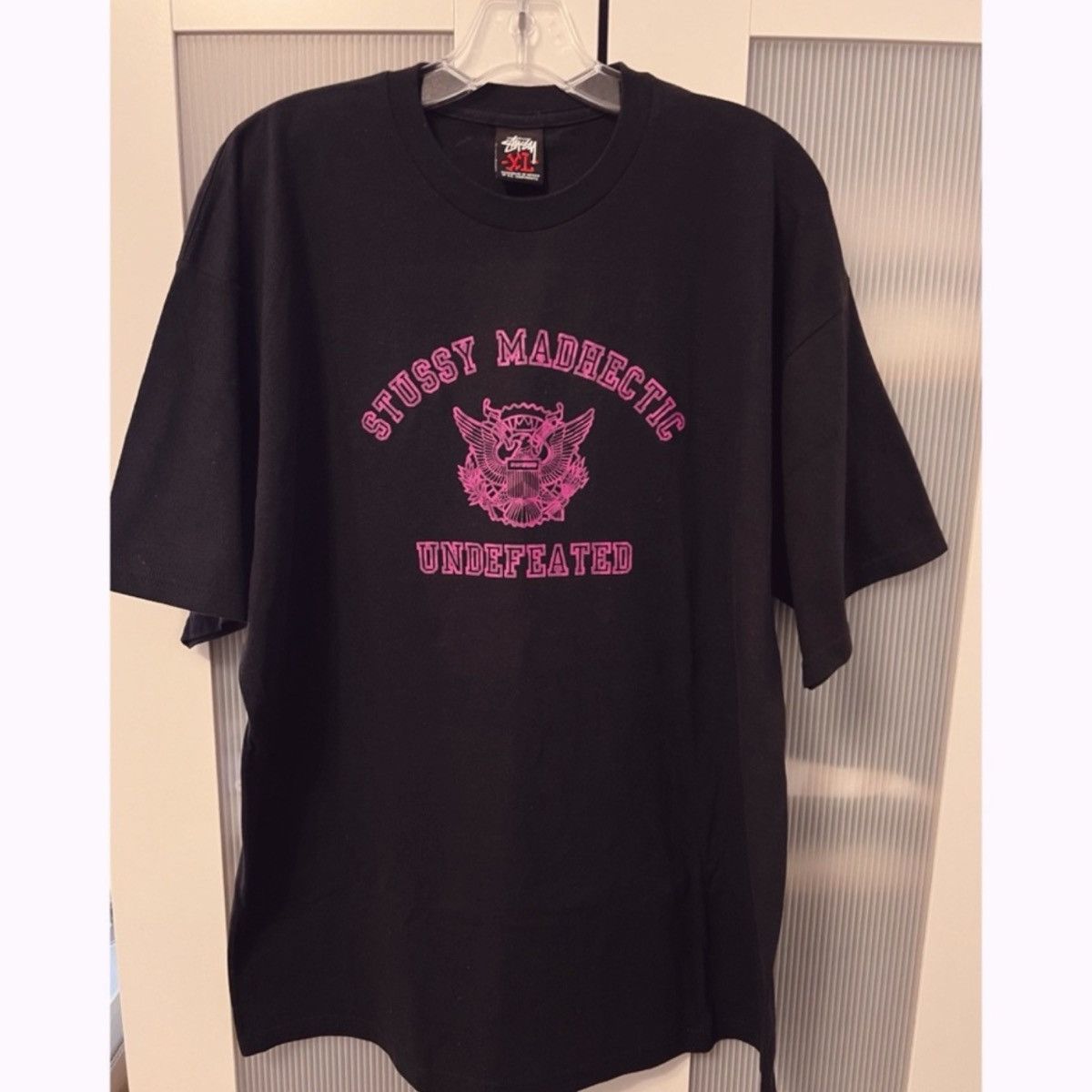 Other Stussy x Undefeated Collab Black Graphic T-Shirt XL Size US XL / EU 56 / 4 - 1 Thumbnail