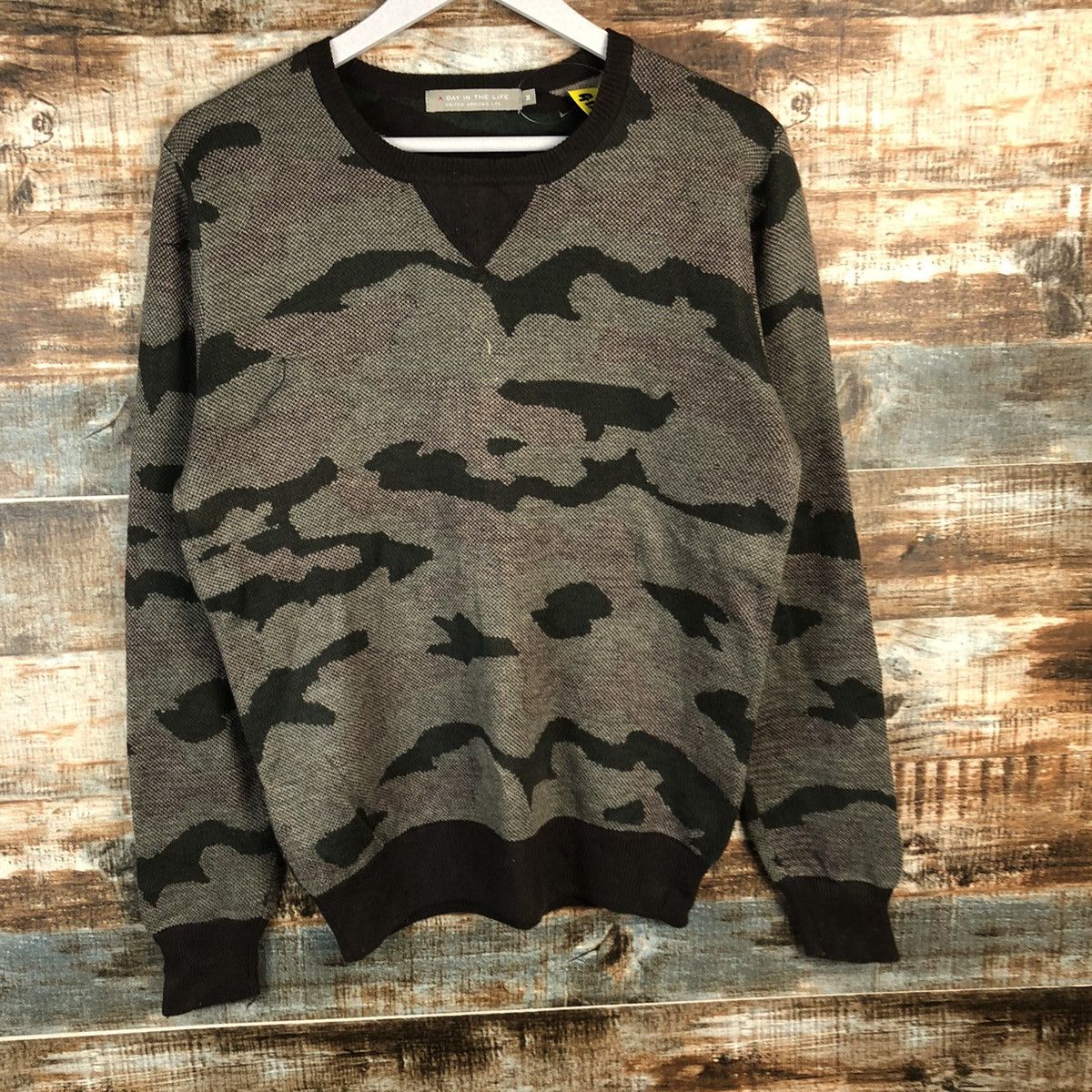 Homespun Knitwear × Japanese Brand Day in the life Camo Knitwear #A1296 Size US M / EU 48-50 / 2 - 3 Thumbnail