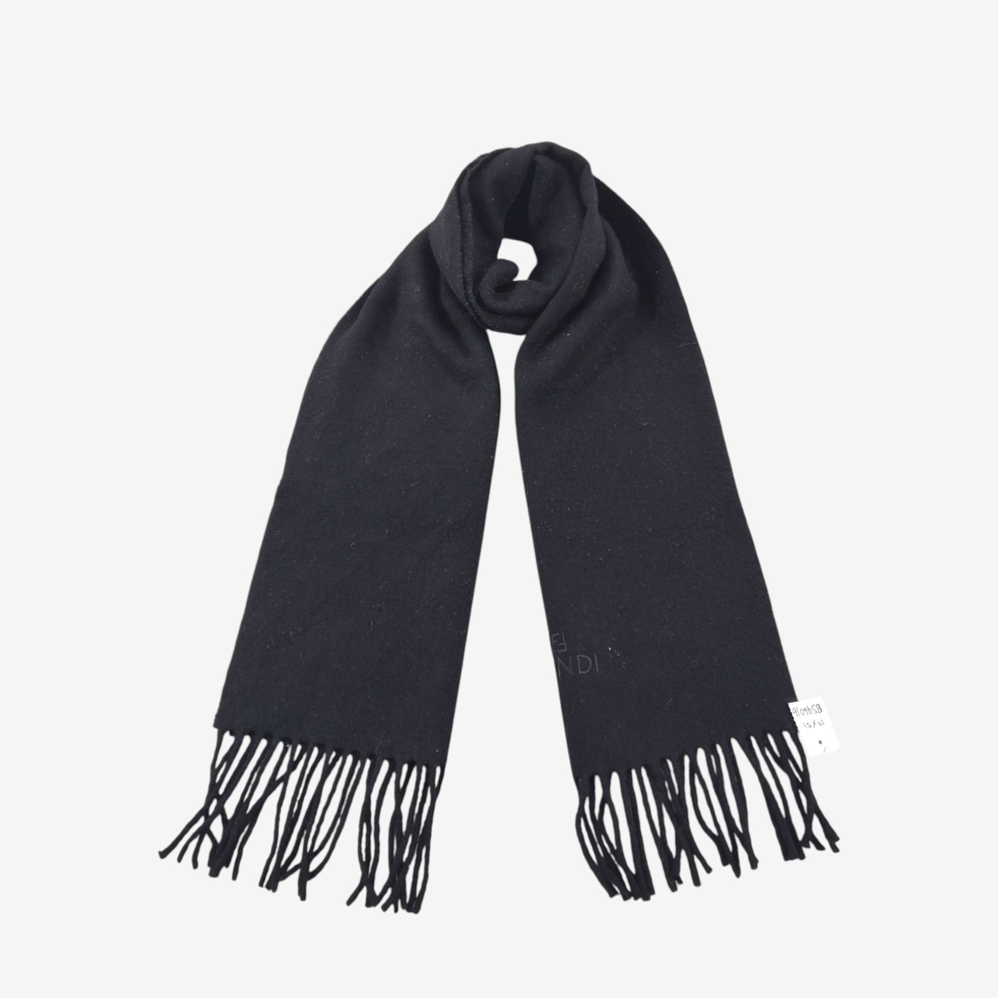 Japanese Brand Vintage Fendi Scarf Fringe Wool Scarves Size ONE SIZE - 1 Thumbnail