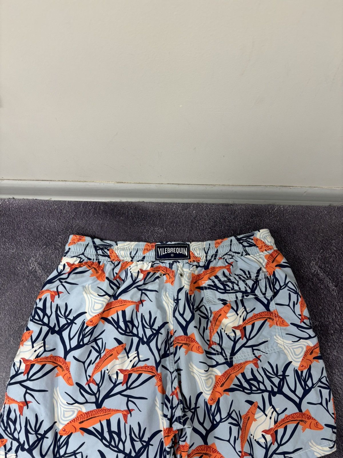 Vilebrequin Vilebrequin Men’s Polyamide Fishes Beach Board Swim Shorts Size US 38 / EU 54 - 9 Thumbnail