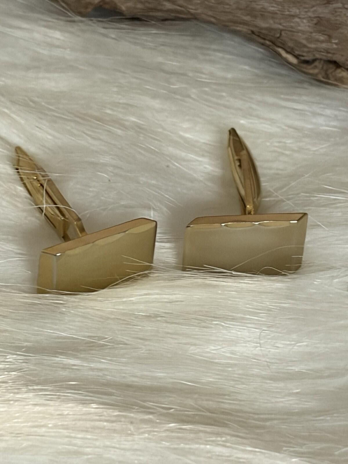 Sankuanz Swank Men's Vintage Cufflinks Gold Tone Size ONE SIZE - 2 Thumbnail