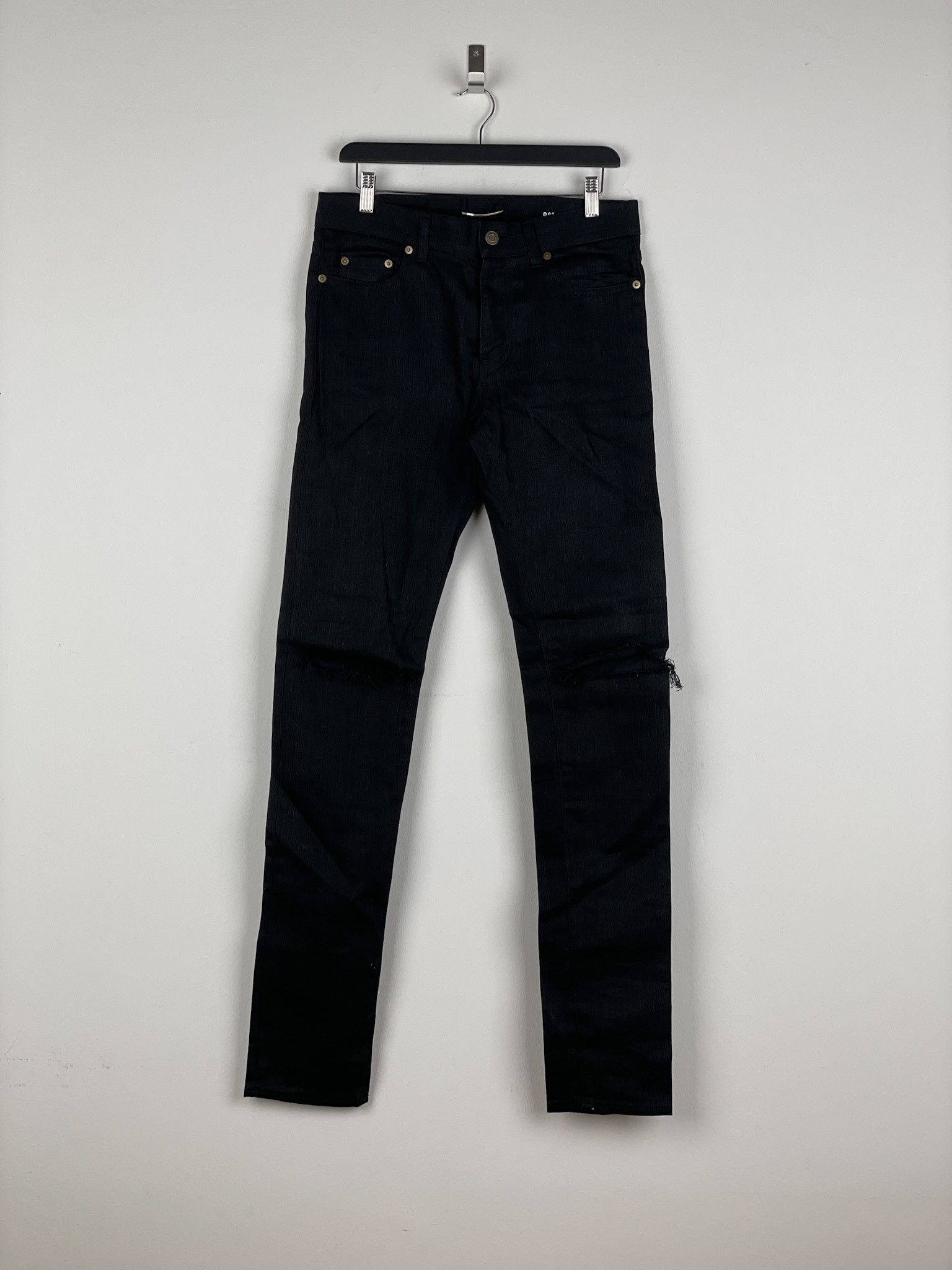 Saint Laurent Coated Jeans | Grailed