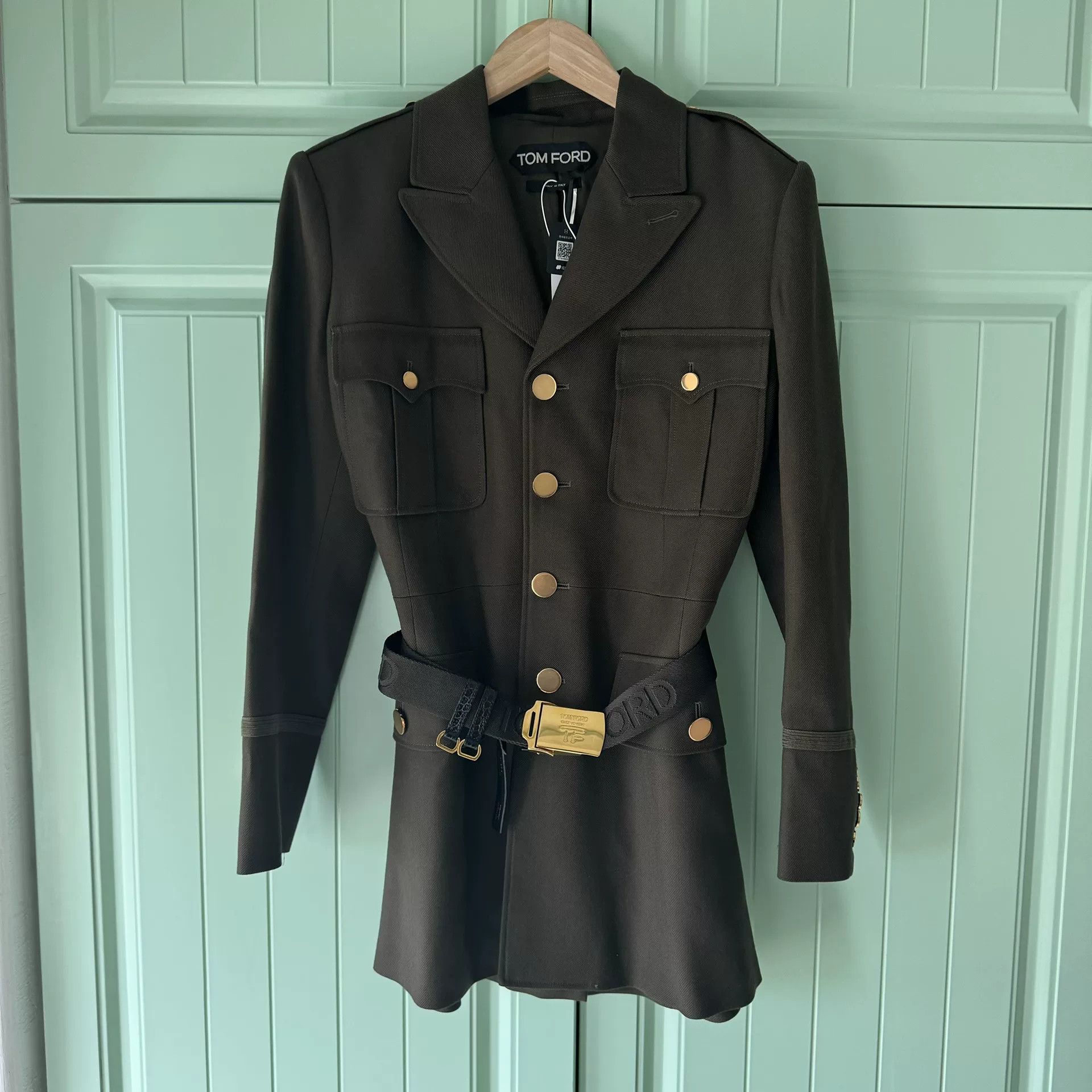 Tom Ford Tom Ford Military Double-Breasted Jacket Size US XS / EU 42 / 0 - 1 Thumbnail