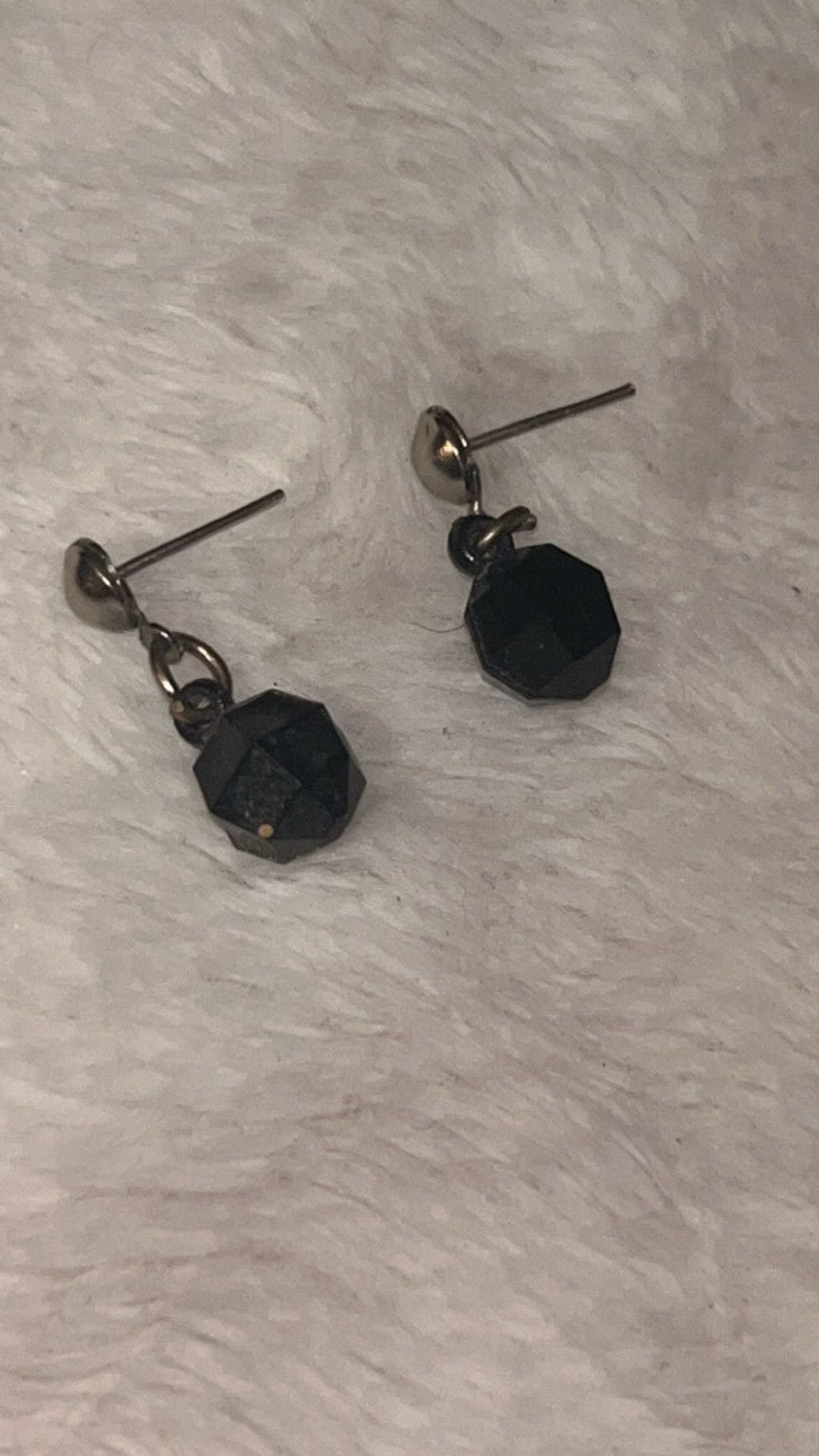 The Unbranded Brand Women's Unbranded Black & Silver Beaded Drop Earrings Size ONE SIZE - 3 Thumbnail
