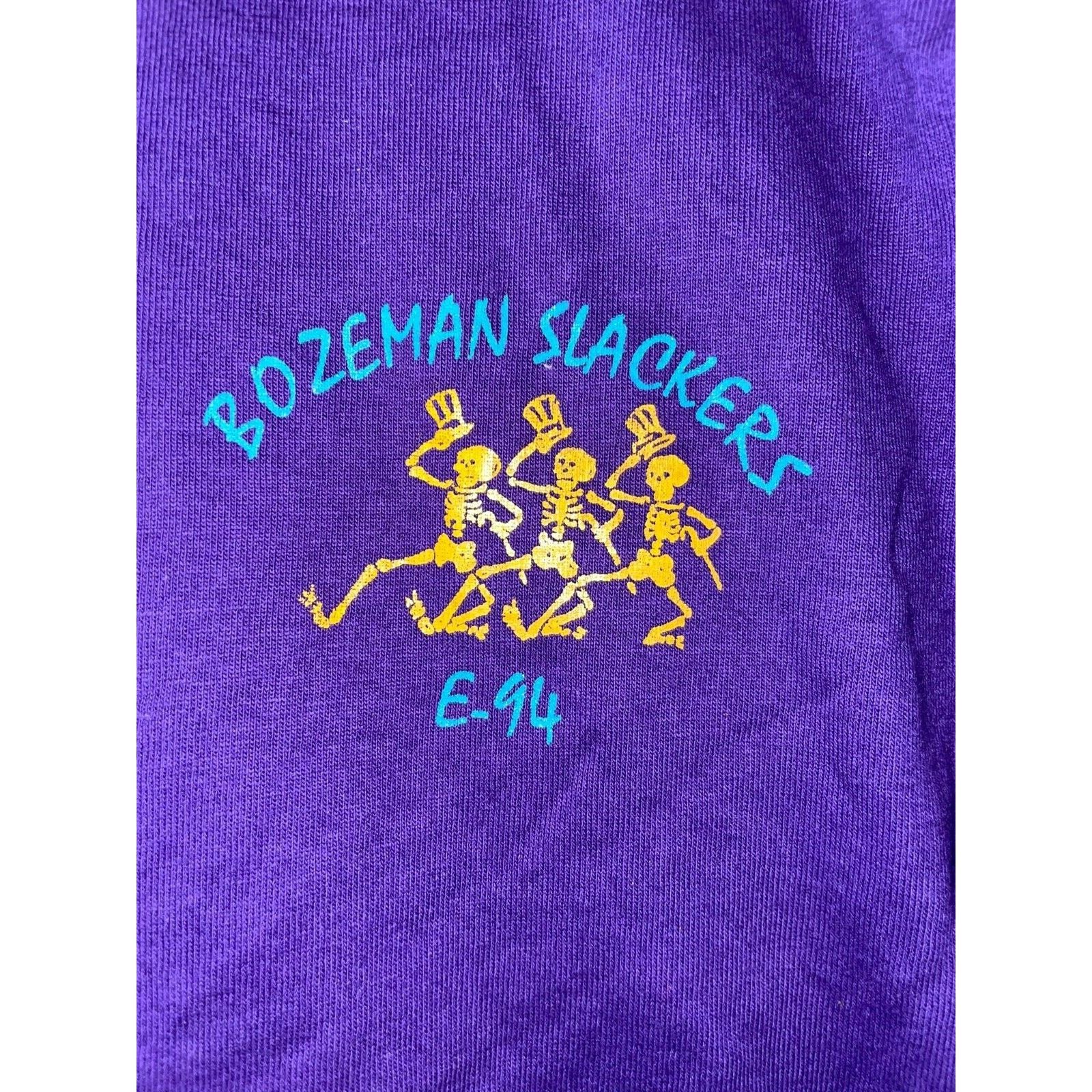 Jerzees Vintage Bozeman Slackers Shirt E-94 Medschool Ski Science L Size US L / EU 52-54 / 3 - 3 Thumbnail