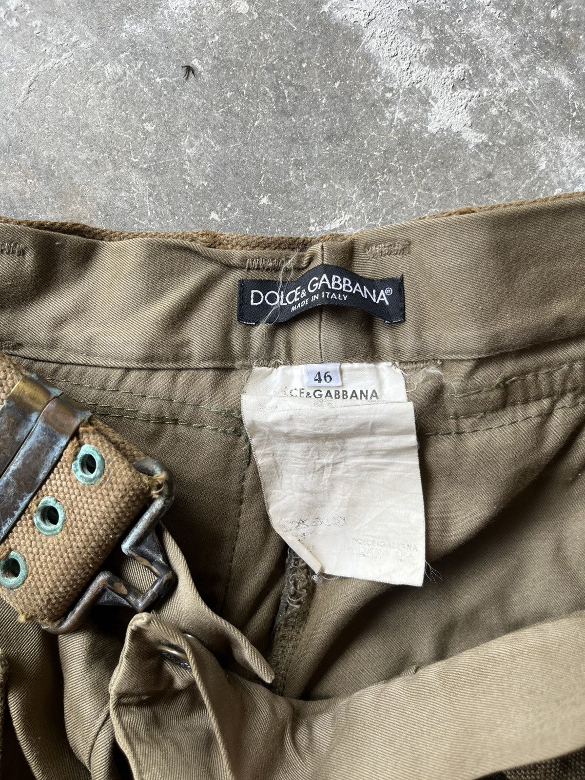 Dolce & Gabbana 🔥VERY RARE🔥AW2003 Dolce & Gabbana Military Pants ARCHIVE Size US 36 / EU 52 - 6 Thumbnail