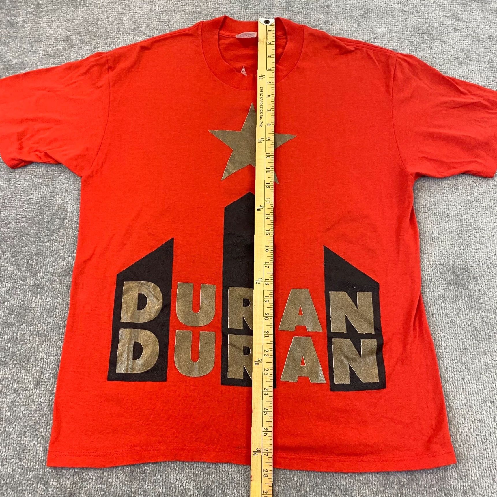 Ford VTG DURAN DURAN Shirt Mens XL Red Rock Pop Band Spring Ford USA 80s Mens XL Red Rock Pop Tee Size US XL / EU 56 / 4 - 7 Thumbnail