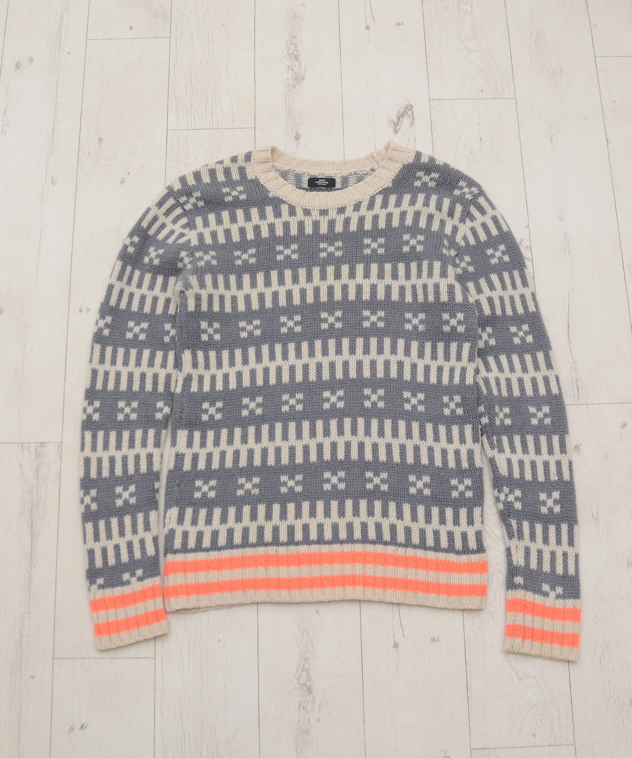 Mads Norgaard MADS Norgaard Copenhagen ls top sweater sz M 100% wool Dale Size US M / EU 48-50 / 2 - 1 Thumbnail
