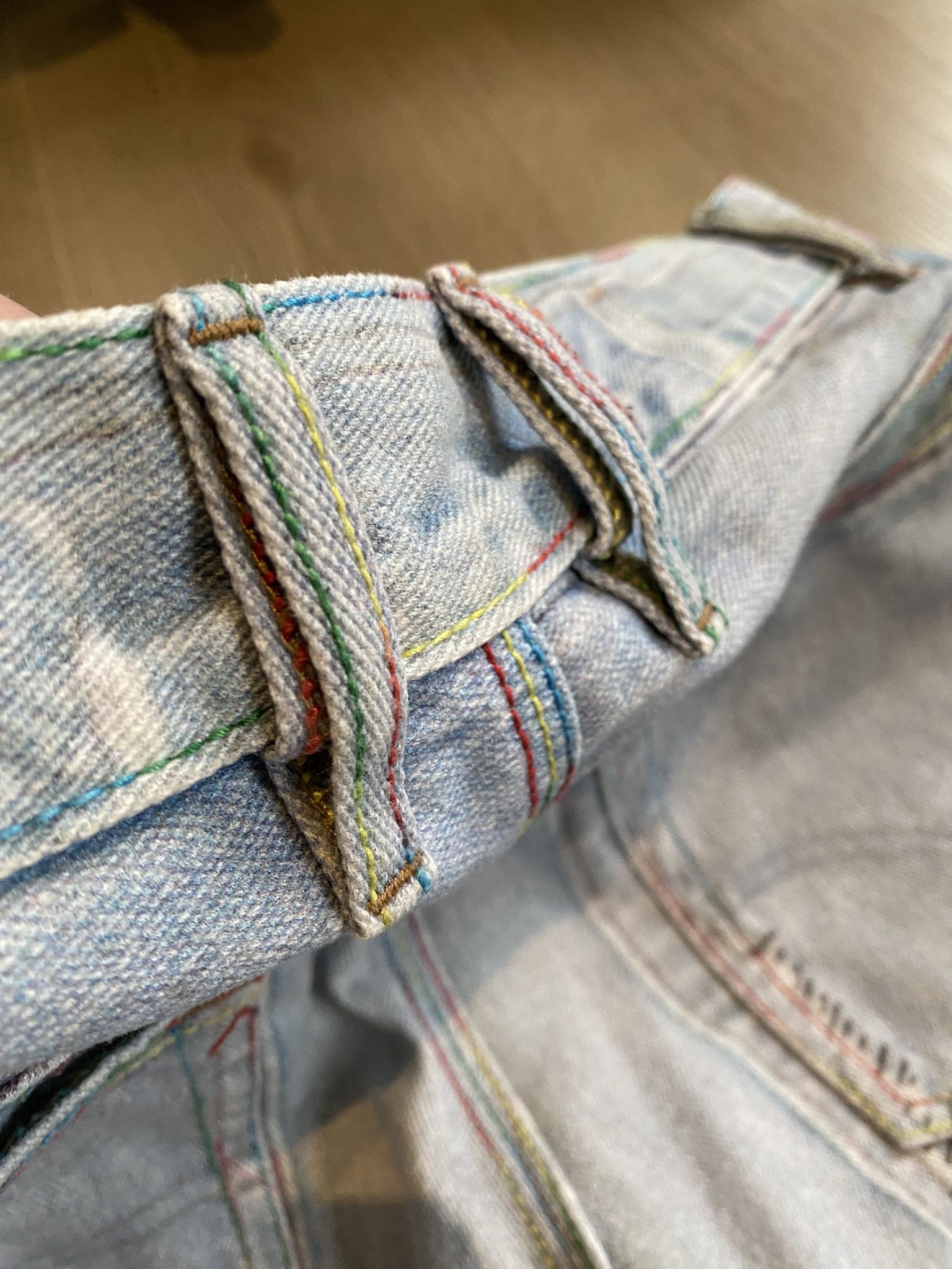 (di)vision × Acne Studios $385 - 31 - Trompe L'oeil Print Jeans Size US 31 - 12 Thumbnail