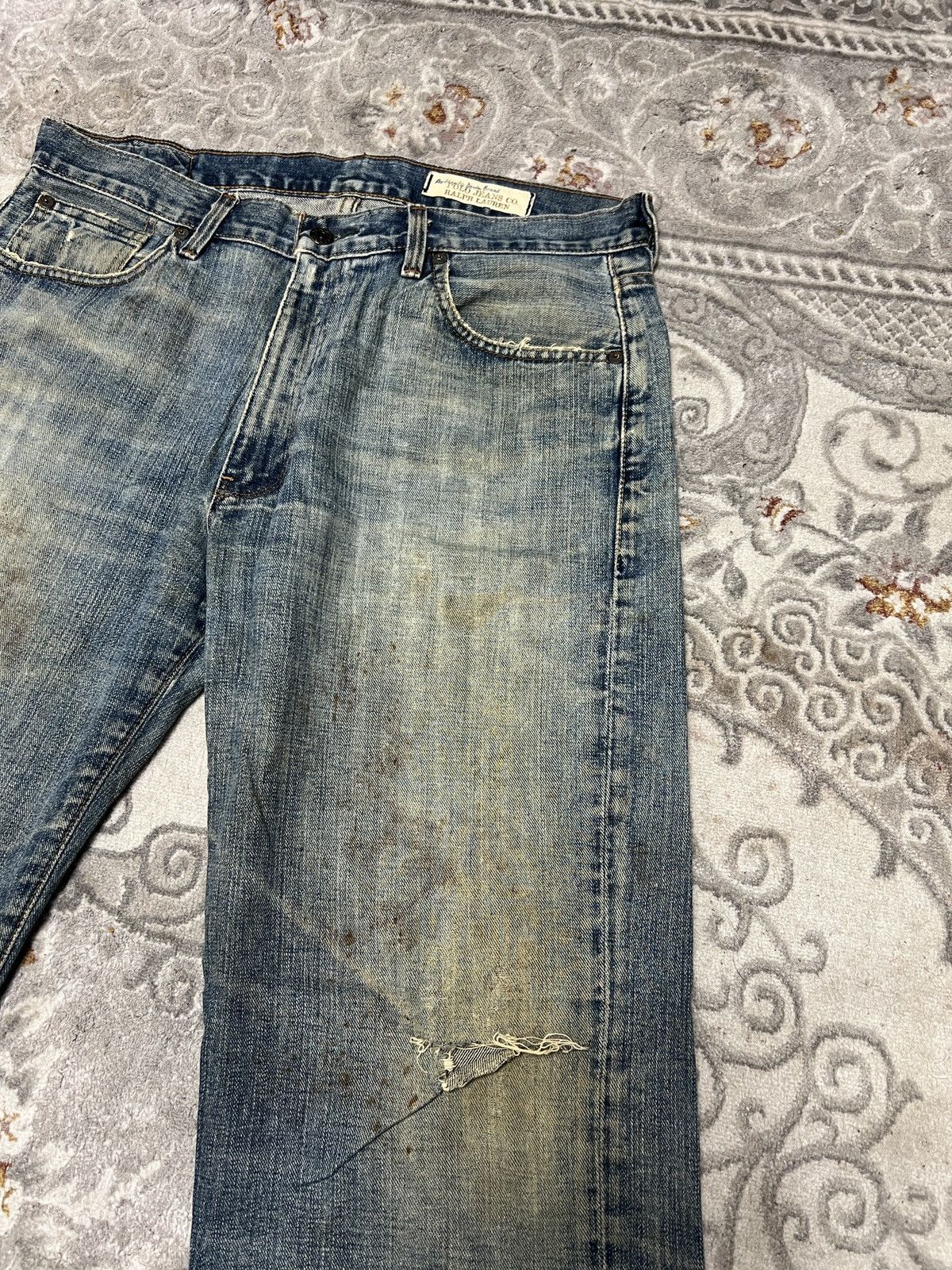 Designer × Polo Ralph Lauren POLO RALPH LAUREN THOMPSON JEANS DENIM Size US 36 / EU 52 - 6 Thumbnail