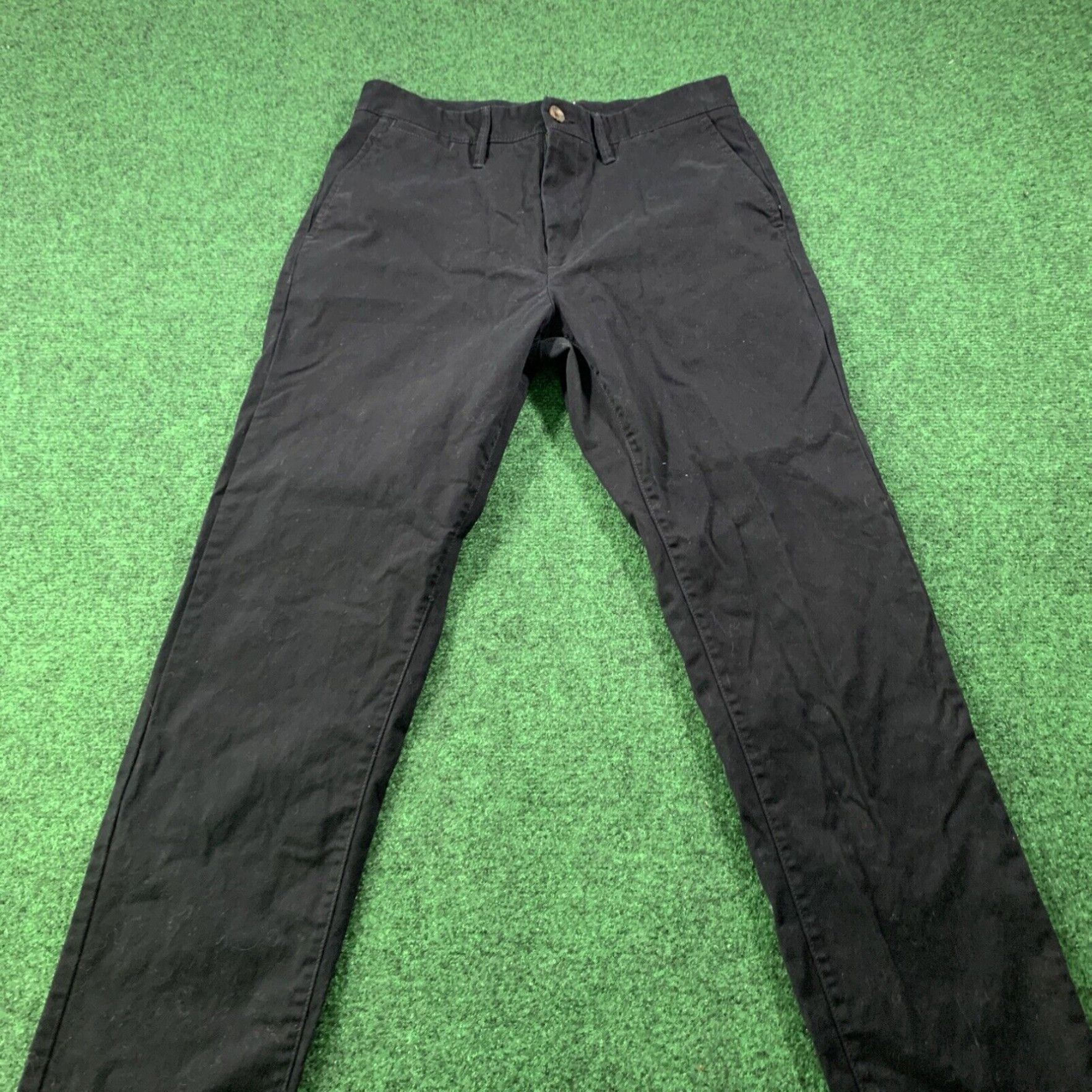 Vintage Goodfellow & Co Men's Athletic Fit Hennepin Chino Cotton Blend Pants Black 30x32 Size US 30 / EU 46 - 1 Thumbnail