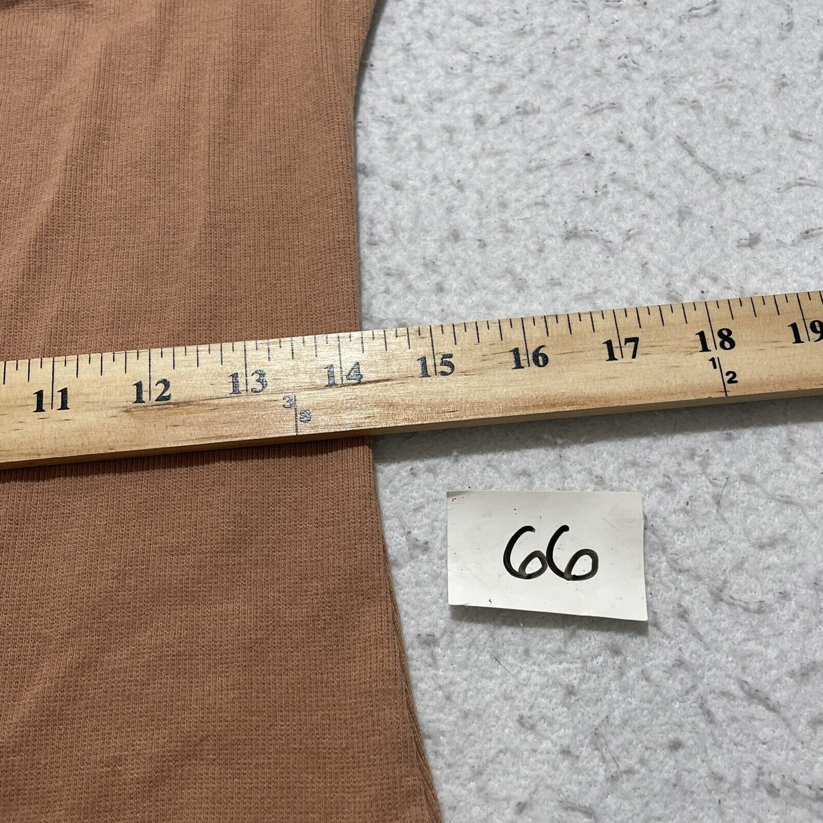 Nordstrom Abound Lettuce Edge Mini Dress Tan Ruched Organic Cotton Size M / US 6-8 / IT 42-44 - 16 Thumbnail