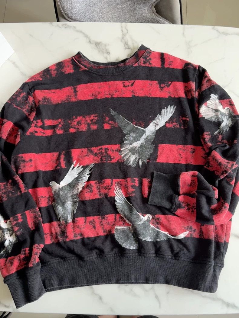 Amiri Amiri blood pigeon sweater Size US M / EU 48-50 / 2 - 1 Thumbnail