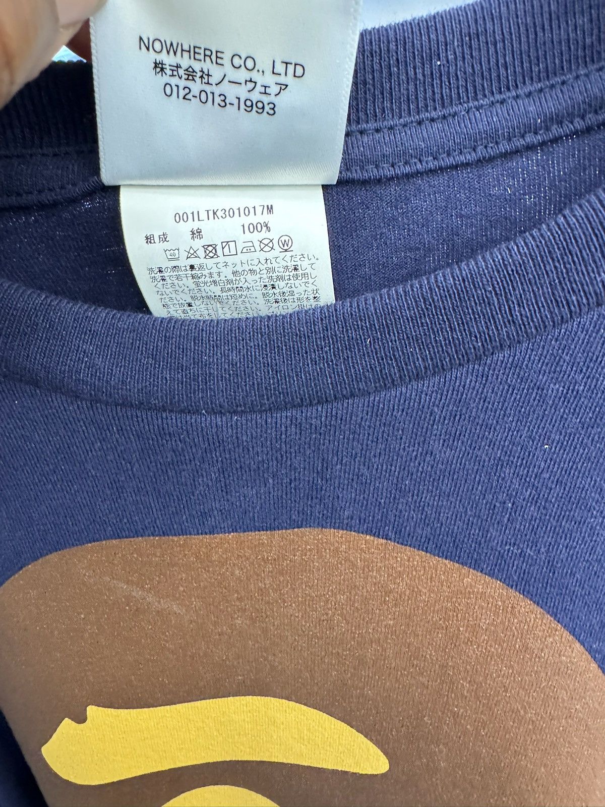 Bape Big Ape Head L/S Tee Size US L / EU 52-54 / 3 - 4 Thumbnail