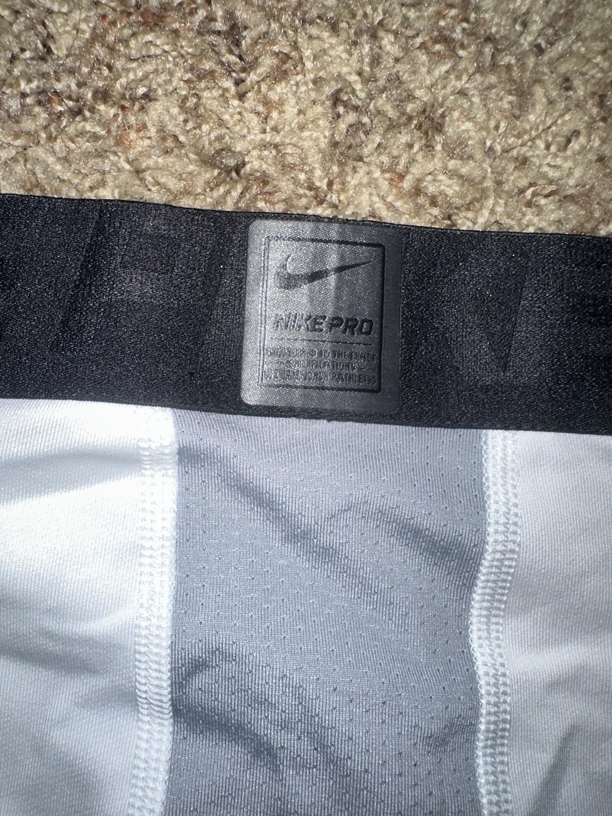 Nike Nike Men’s NBA Pro Hyperstrong Padded Pants White Tights Size US 40 / EU 56 - 6 Thumbnail