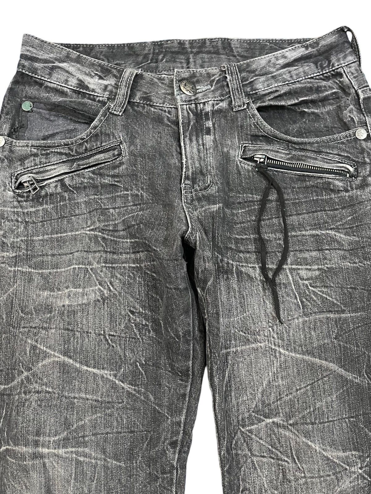Le Grande Bleu (L.G.B.) Vintage Double Focus Punk Denim Size US 31 - 2 Thumbnail