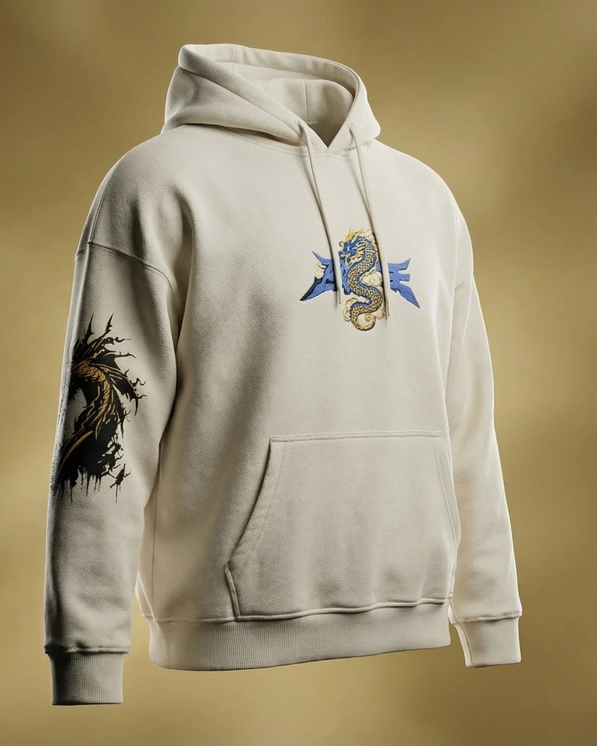 Other Badbee Clan Leader Beige Hoodie | Streetwear Size US M / EU 48-50 / 2 - 4 Thumbnail