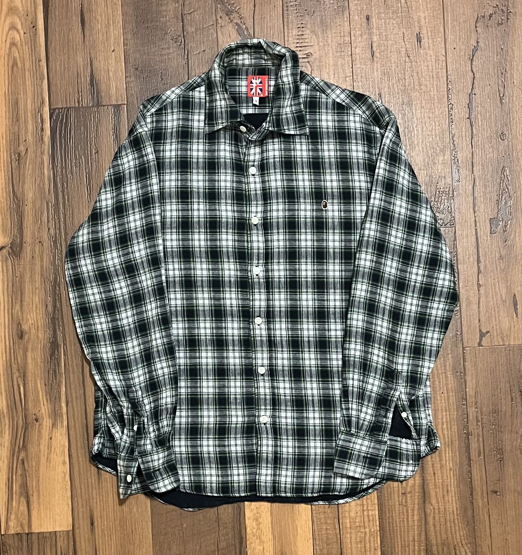 Bape Bape long sleeve button up shirt Size US S / EU 44-46 / 1 - 1 Thumbnail