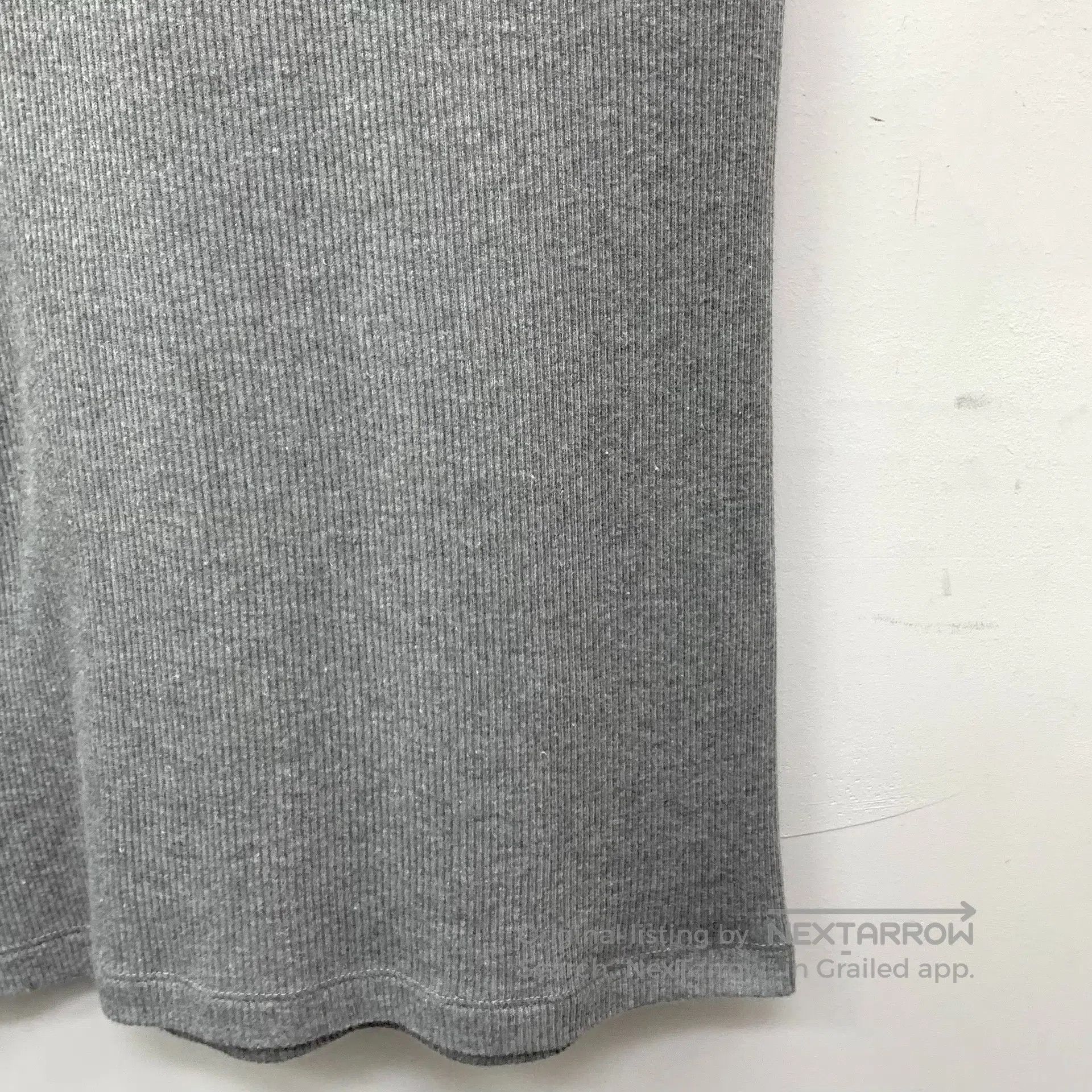 Loewe Loewe Grey Logo Embroidered Cotton Round Neck Sleeveless K Size XS / US 0-2 / IT 36-38 - 5 Thumbnail