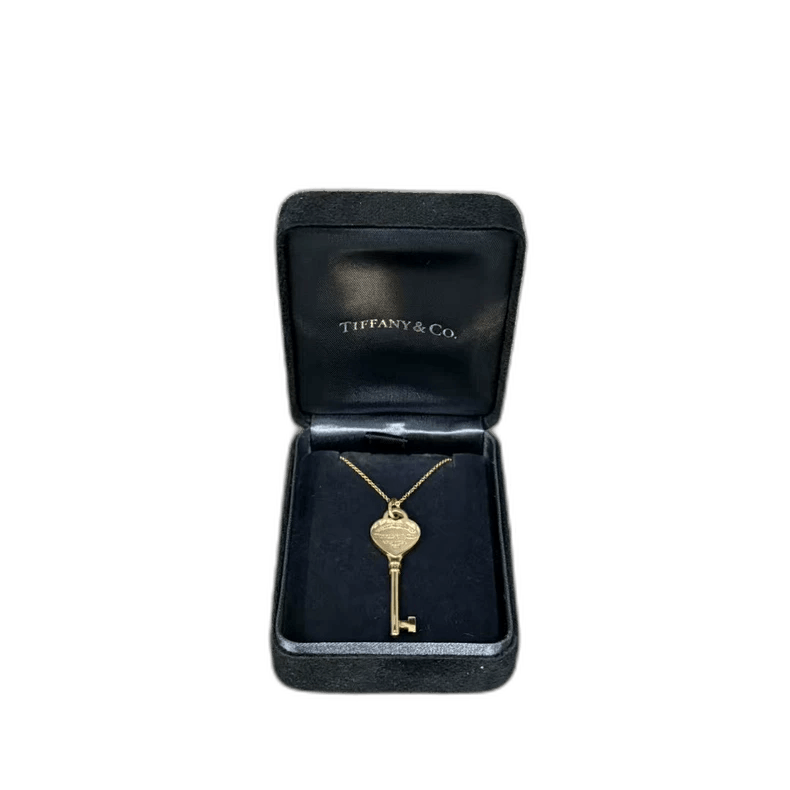 Tiffany & Co. Tiffany Rose Gold Key Necklace-yf Size ONE SIZE - 1 Thumbnail