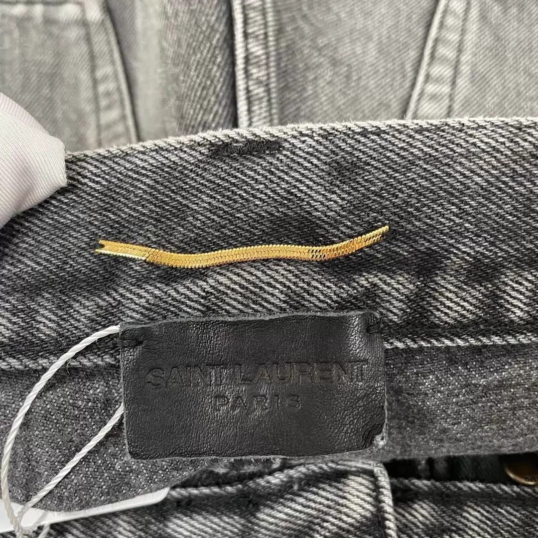 Saint Laurent Paris Saint Laurent denim short 26 Size 26" / US 2 / IT 38 - 6 Thumbnail