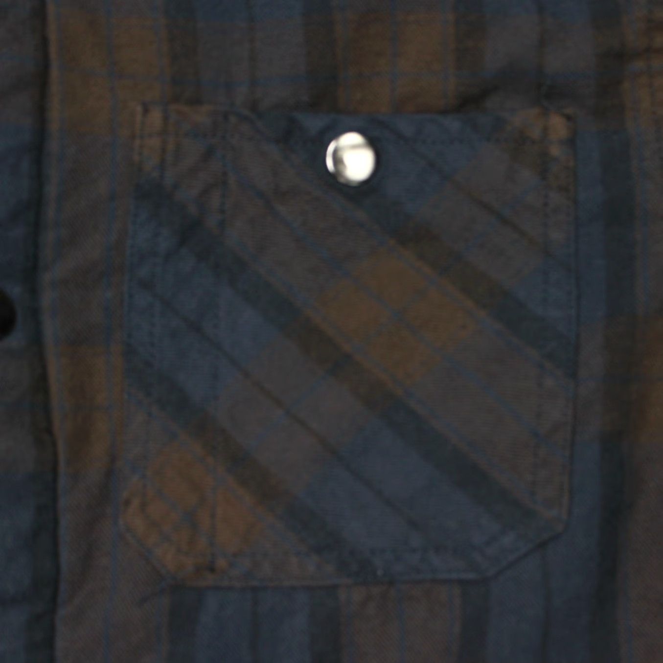 JCPenney VINTAGE JC Penny Shacket Mens Small Blue/Gray Plaid Lined Flannel Button-Up Shirt Busy Workwear Casual Retro 60s 70s Mens Small Button-Front Cardi Size US S / EU 44-46 / 1 - 5 Thumbnail