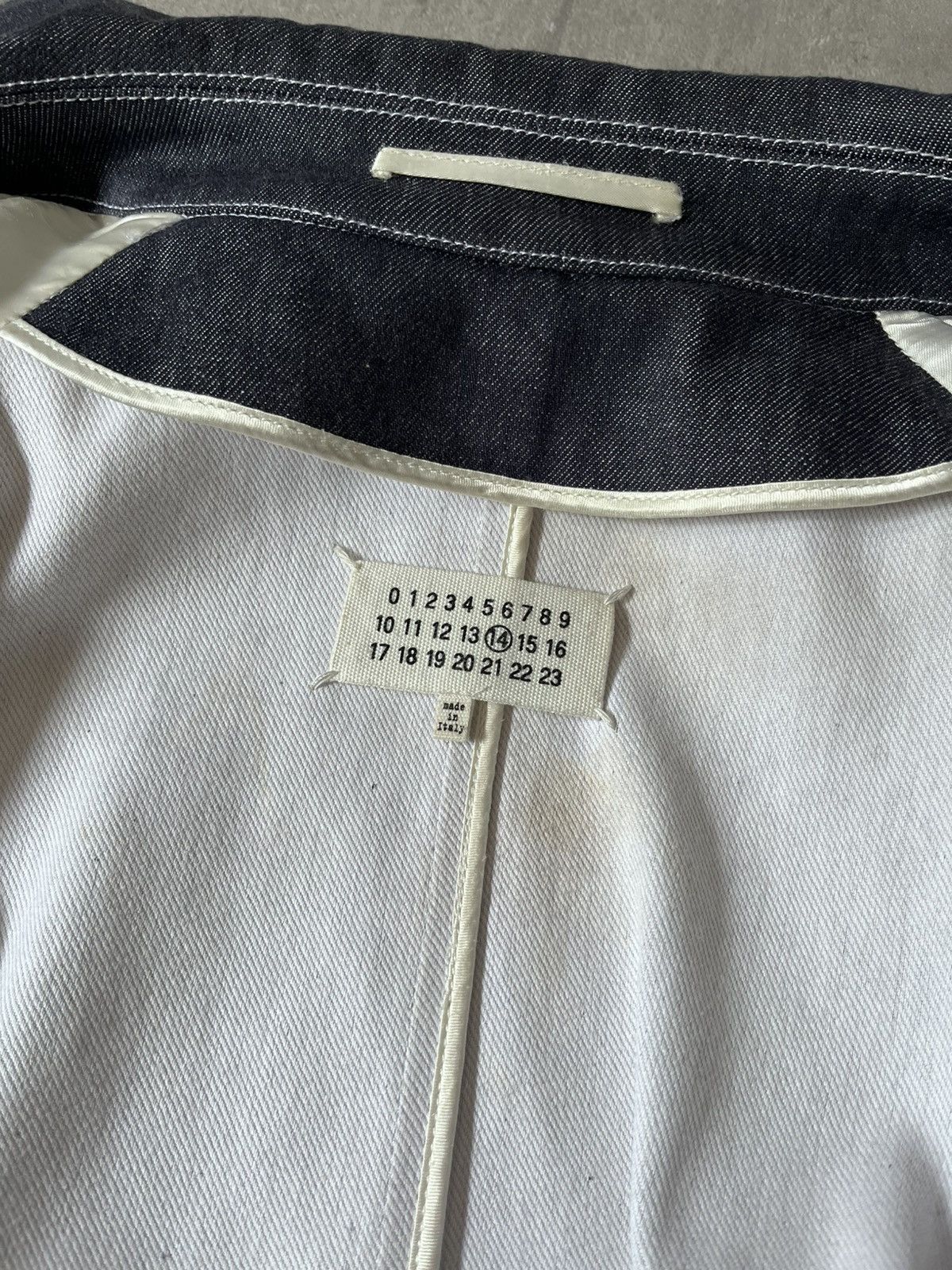 Maison Margiela Maison Margiela A/W 2018 denim coat navy Size US M / EU 48-50 / 2 - 12 Thumbnail