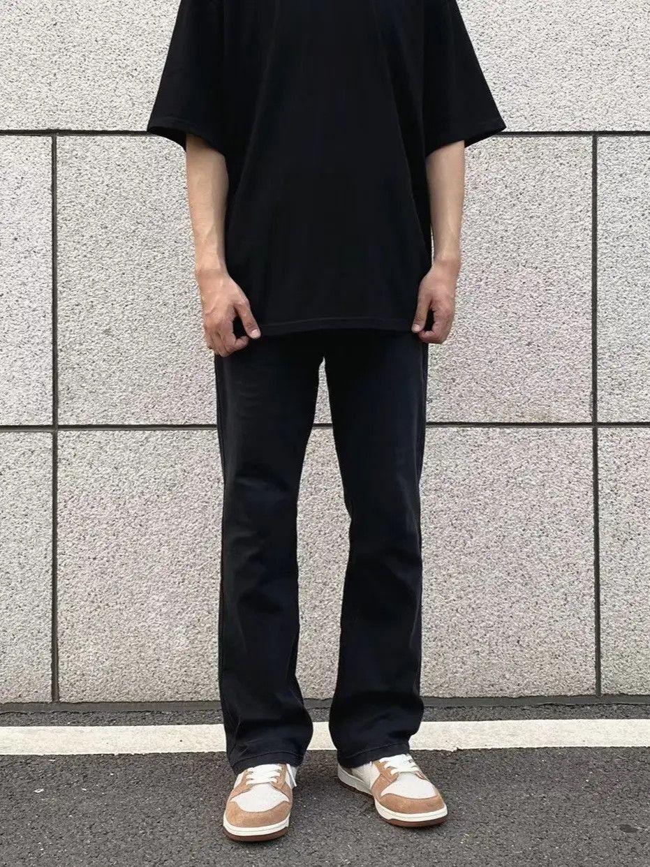 Japanese Brand Retro loose casual micro flared jeans Size US 30 / EU 46 - 2 Thumbnail