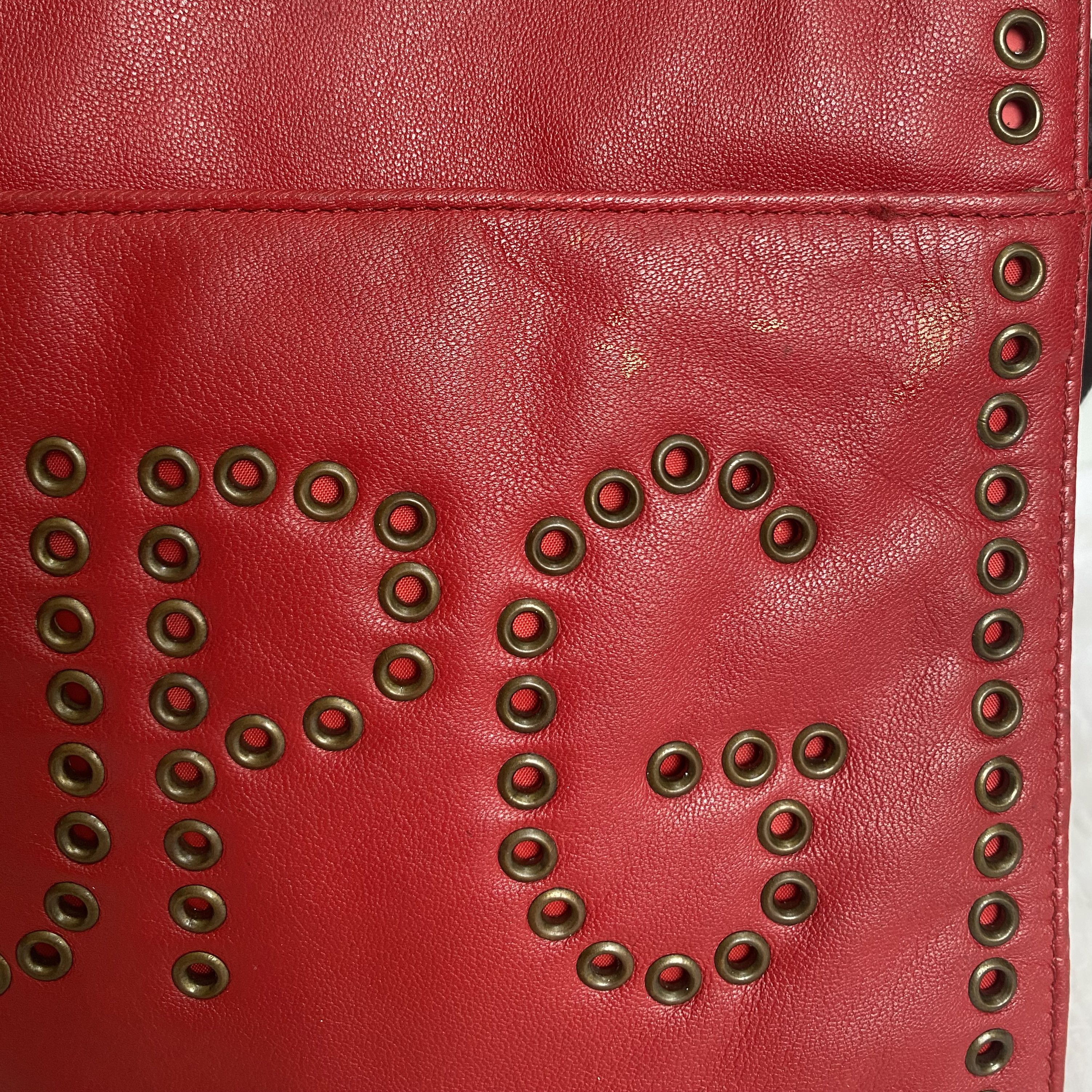 Jean Paul Gaultier × Vintage JPG Jean Paul Gaultier Logo Studded Leather Crossbody Bag Size ONE SIZE - 9 Thumbnail