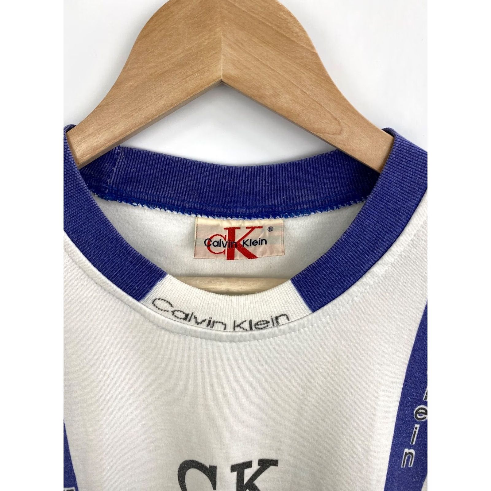 Calvin Klein VINTAGE Calvin Klein T-Shirt Mens 1990s White KS M 90s Art Classic USA Rare Y2K Style Size US M / EU 48-50 / 2 - 5 Thumbnail