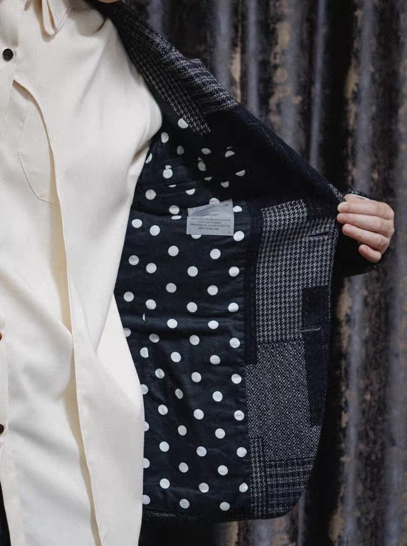 Yohji Yamamoto Yohji Yamamoto 10AW Patchwork Blazer Size 38R - 5 Thumbnail