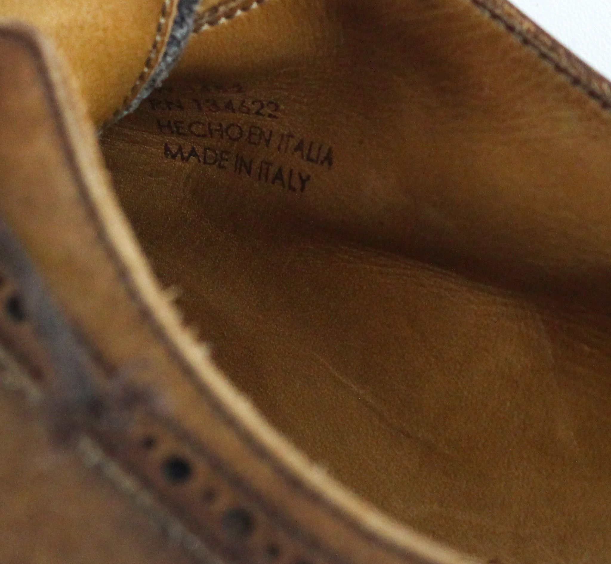 Suitsupply EU44.5 Brown Oxford Leather Low-Top Laced 72423 Size US 11.5 / EU 44-45 - 17 Thumbnail