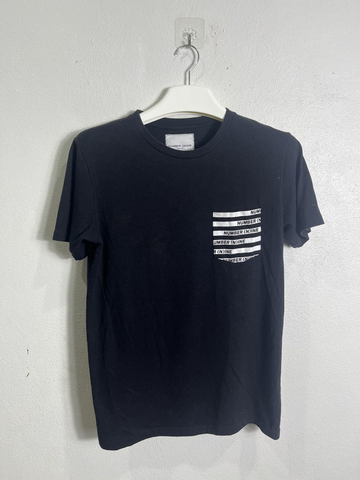 Japanese Brand Number (N)ine Denim Pocket Tshirt Size US S / EU 44-46 / 1 - 1 Thumbnail