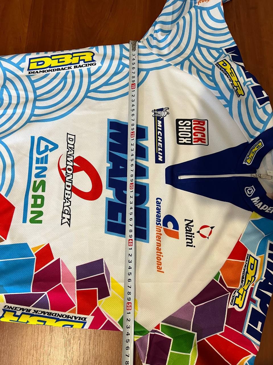 Vintage 1990 RARE NALINI MAPEI DBR CYCLING BIKE JERSEY SHIRT SIZE 6 Size US XL / EU 56 / 4 - 13 Thumbnail