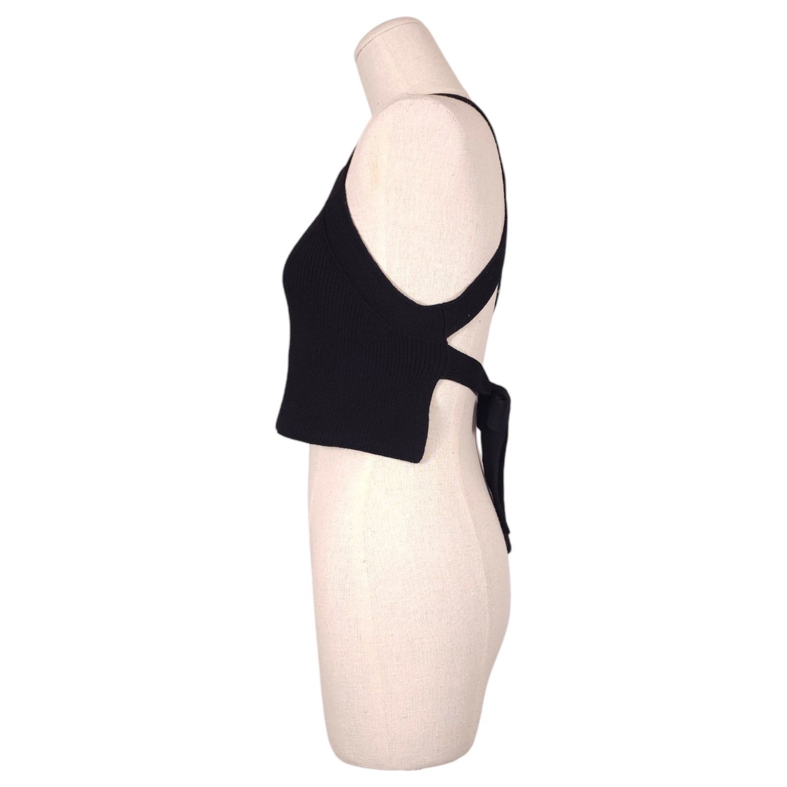Other Wilfred Cayenne Knit Crop Top Black Sz Medium Size M / US 6-8 / IT 42-44 - 3 Thumbnail