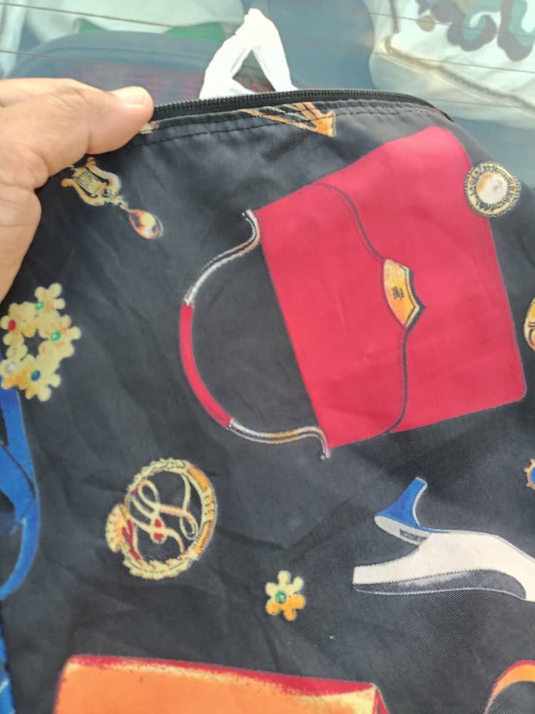 Karl Lagerfeld Vintage 90s Karl Lagerfeld reversible handbag zip Opti Dmc Size ONE SIZE - 12 Thumbnail