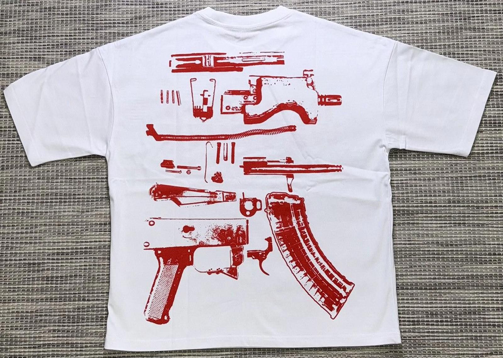 Other Kixks White/Red In Draco We Trust Tee Size US S / EU 44-46 / 1 - 2 Thumbnail