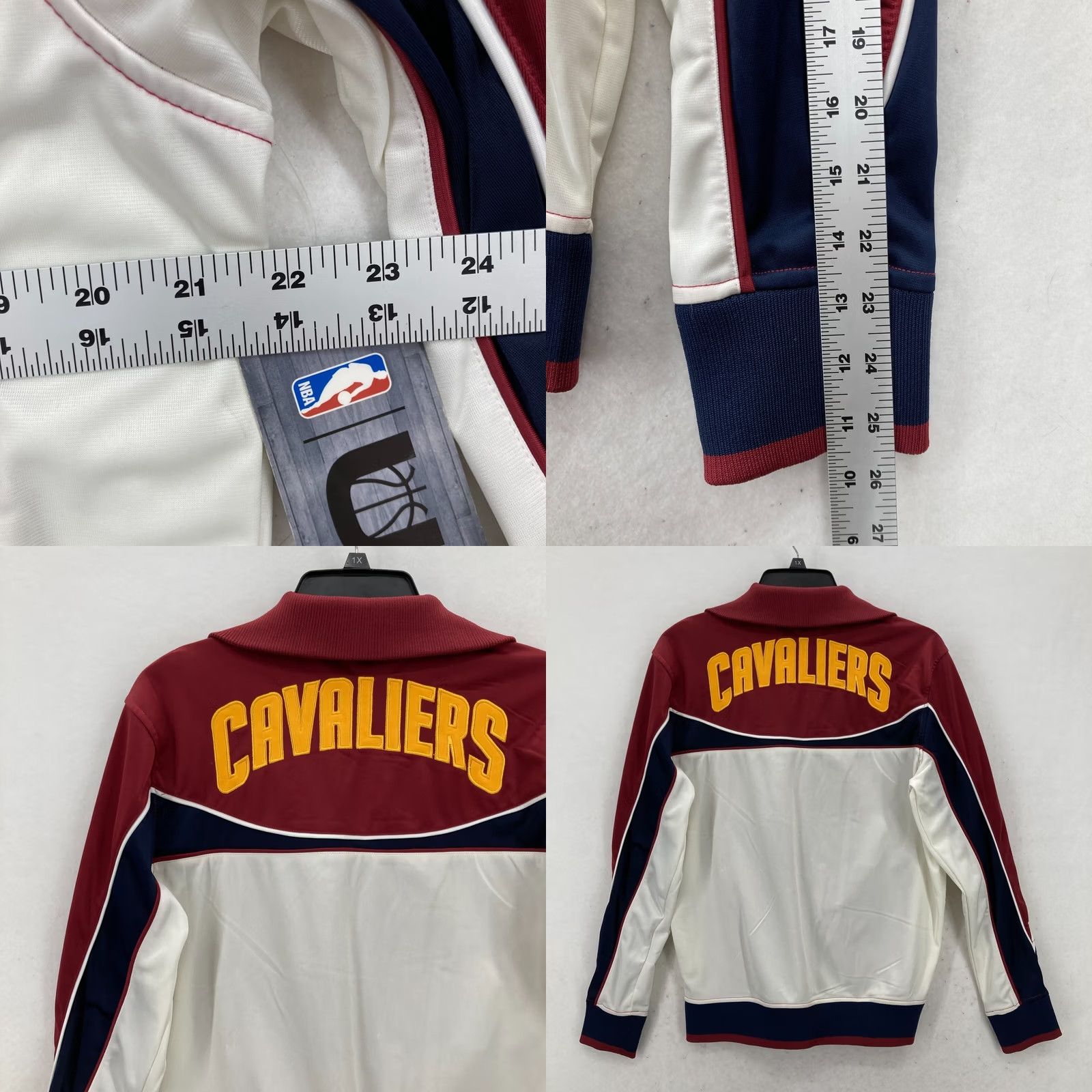 NBA NBA Cavaliers Mens Track Jacket Full Zip Red M Basketball Nike Style? Size US M / EU 48-50 / 2 - 8 Thumbnail