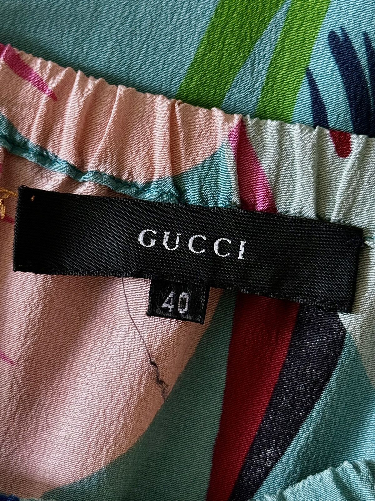 Gucci Gucci - Tom Ford - SS1999 - Tropical Flower Skirt Size 27" / US 4 / IT 40 - 16 Thumbnail