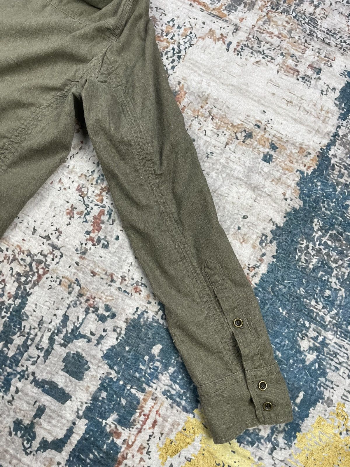 Le Grande Bleu (L.G.B.) G.O.A Military Cargo Pocket Hooded Overshirt Jacket Size US S / EU 44-46 / 1 - 10 Thumbnail